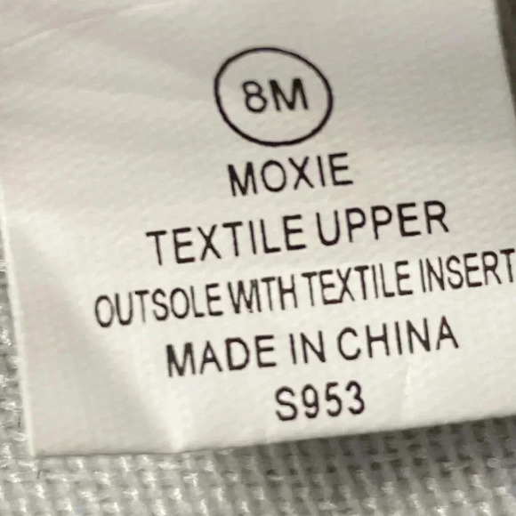 CORAL BAY MOZIE WOMENS SIZE 8 WHITE EYELET SLIP ON LOAFER COMFORT SHOE CLEAN - Picture 8 of 14